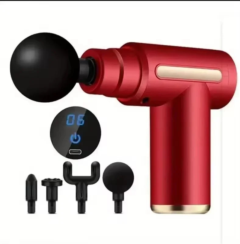 Pistolet de massage pour muscles – équipement de relaxation musculaire, membrane cervicale, instrument de massage de la colonne cervicale, mini pistolet fascia sans fil