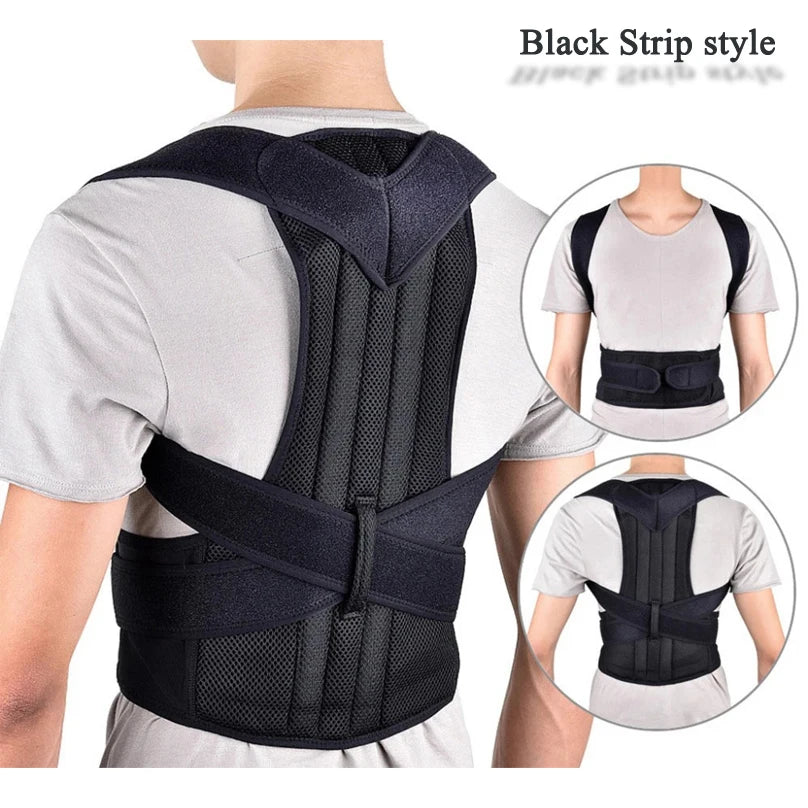 Correcteur de Posture – Ceinture de Soutien Dorsal Respirante pour Femmes, Hommes et Enfants | Ajustable et Confortable