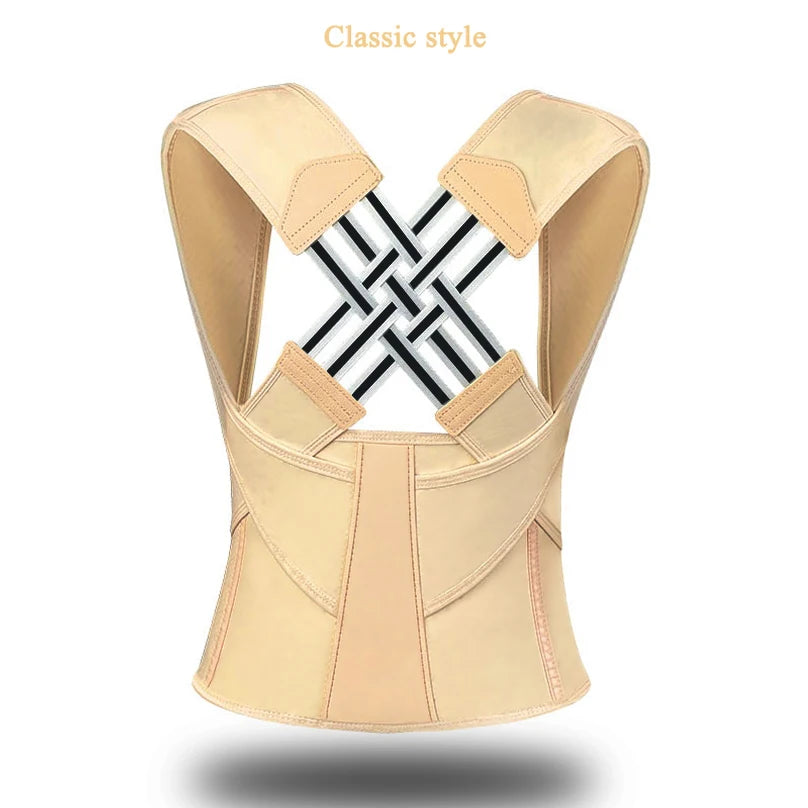 Correcteur de Posture – Ceinture de Soutien Dorsal Respirante pour Femmes, Hommes et Enfants | Ajustable et Confortable