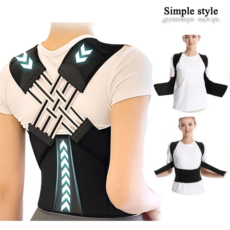 Correcteur de Posture – Ceinture de Soutien Dorsal Respirante pour Femmes, Hommes et Enfants | Ajustable et Confortable