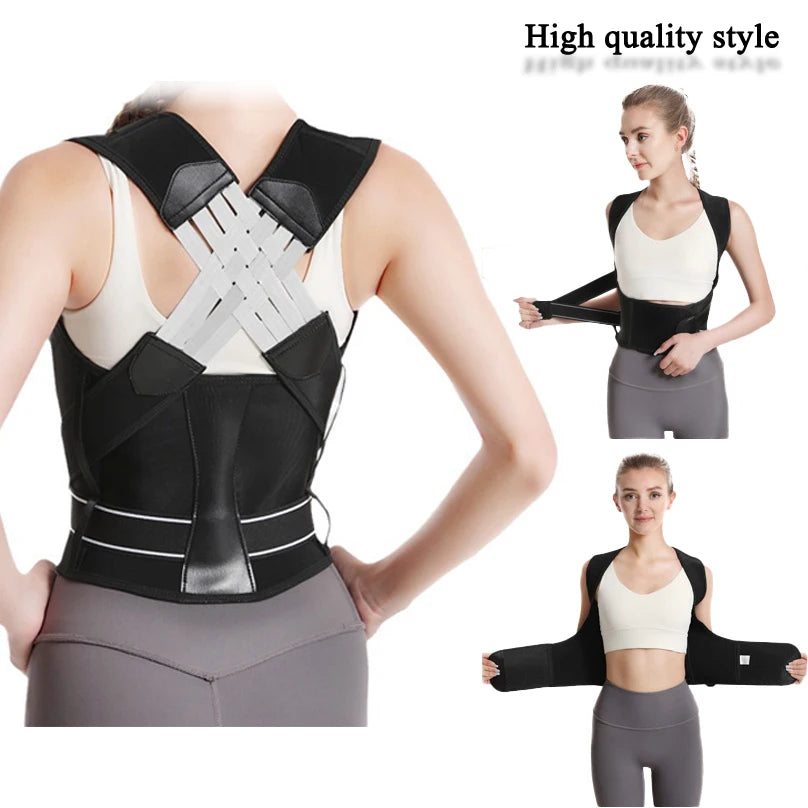 Correcteur de Posture – Ceinture de Soutien Dorsal Respirante pour Femmes, Hommes et Enfants | Ajustable et Confortable