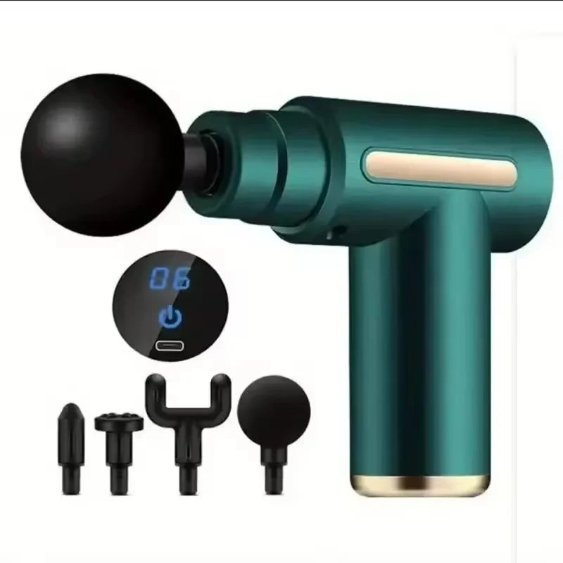 Pistolet de massage pour muscles – équipement de relaxation musculaire, membrane cervicale, instrument de massage de la colonne cervicale, mini pistolet fascia sans fil