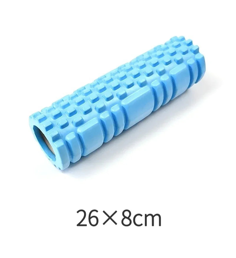 Rouleau de massage en mousse – colonne de yoga creuse pour fitness, massage musculaire, physiothérapie et rééducation sportive