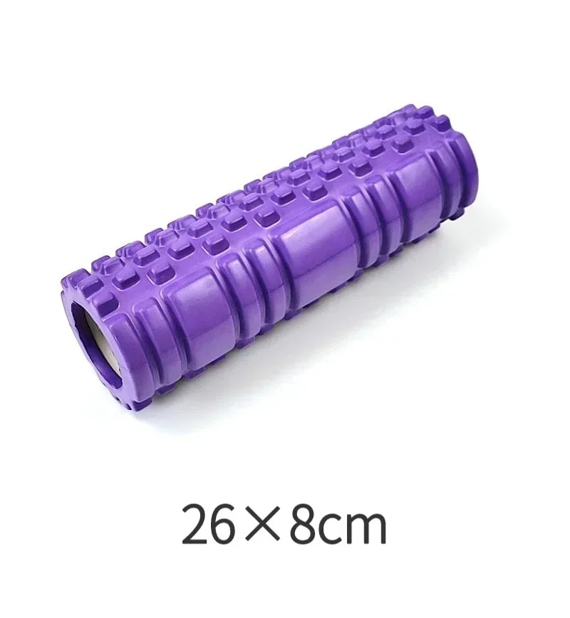 Rouleau de massage en mousse – colonne de yoga creuse pour fitness, massage musculaire, physiothérapie et rééducation sportive