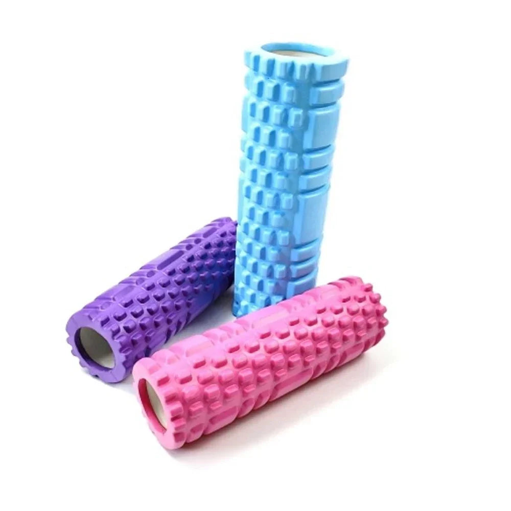 Rouleau de massage en mousse – colonne de yoga creuse pour fitness, massage musculaire, physiothérapie et rééducation sportive