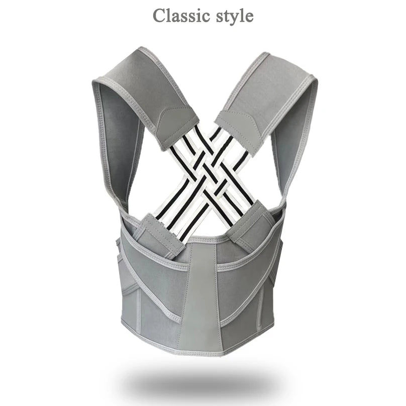 Correcteur de Posture – Ceinture de Soutien Dorsal Respirante pour Femmes, Hommes et Enfants | Ajustable et Confortable