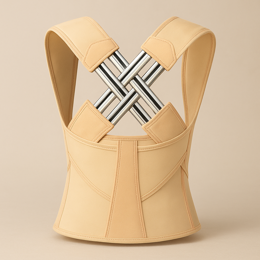 Correcteur de Posture – Ceinture de Soutien Dorsal Respirante pour Femmes, Hommes et Enfants | Ajustable et Confortable