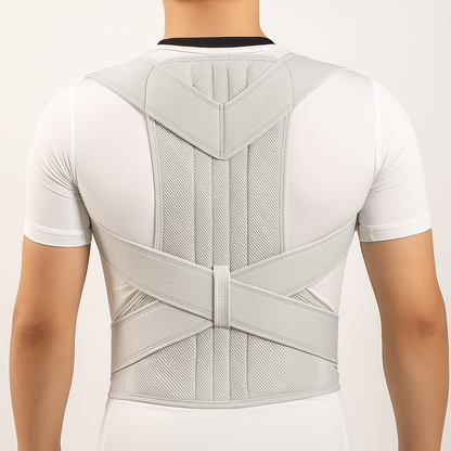 Correcteur de Posture – Ceinture de Soutien Dorsal Respirante pour Femmes, Hommes et Enfants | Ajustable et Confortable