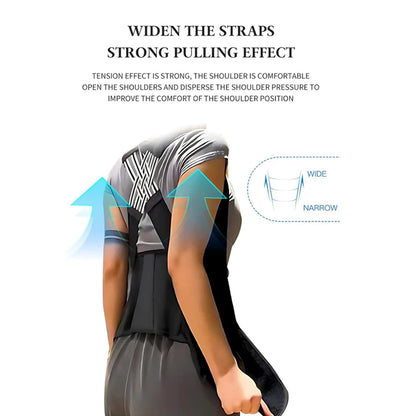 Correcteur de Posture – Ceinture de Soutien Dorsal Respirante pour Femmes, Hommes et Enfants | Ajustable et Confortable