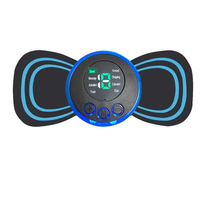 Mini masseur électrique intelligent pour le cou – patch de massage portable rechargeable pour le cou et les épaules, avec plusieurs niveaux réglables