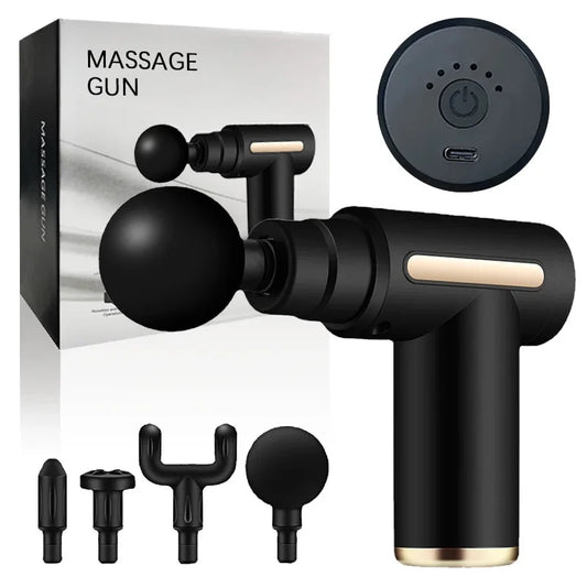 Pistolet de massage pour muscles – équipement de relaxation musculaire, membrane cervicale, instrument de massage de la colonne cervicale, mini pistolet fascia sans fil