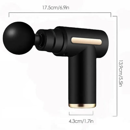 Pistolet de massage pour muscles – équipement de relaxation musculaire, membrane cervicale, instrument de massage de la colonne cervicale, mini pistolet fascia sans fil
