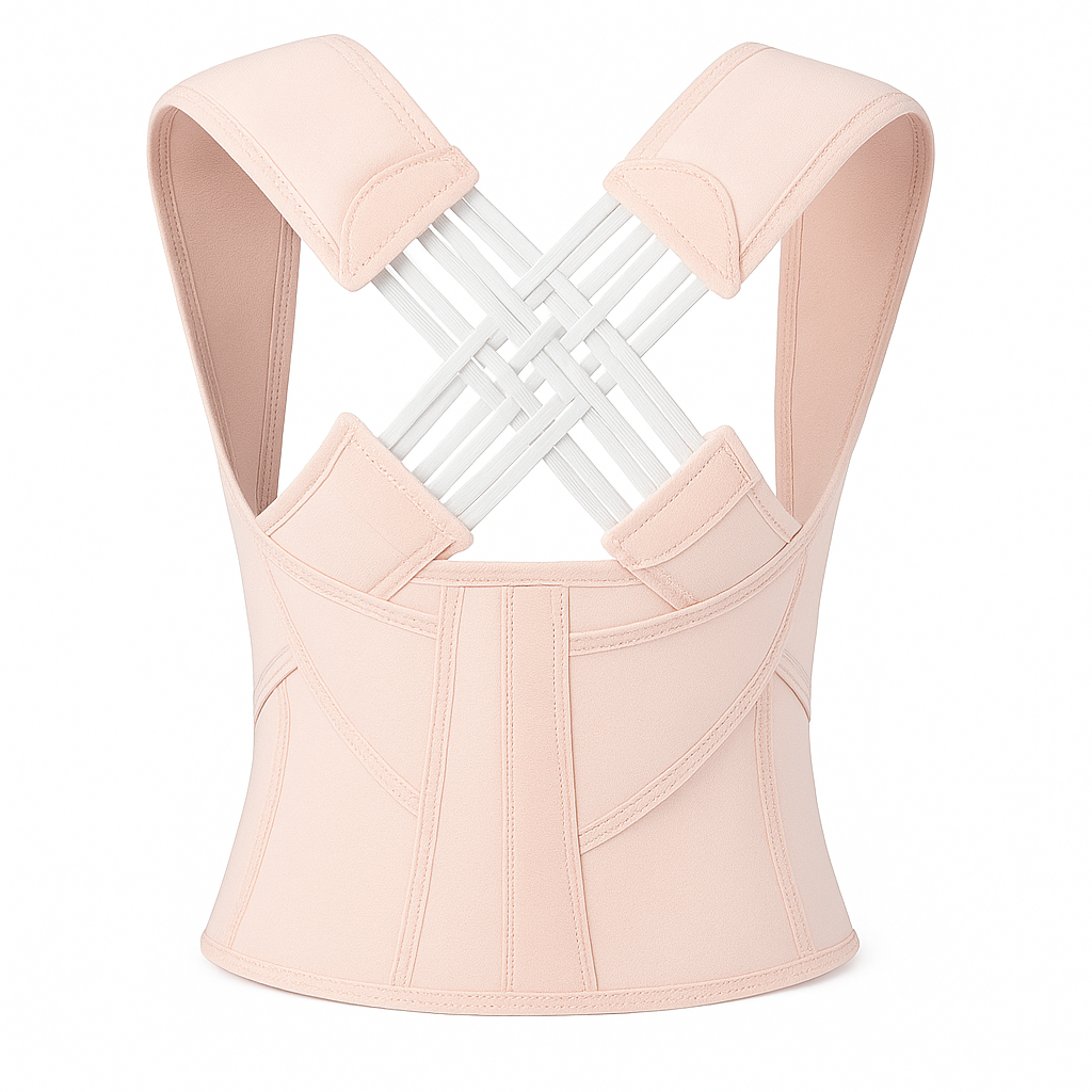 Correcteur de Posture – Ceinture de Soutien Dorsal Respirante pour Femmes, Hommes et Enfants | Ajustable et Confortable