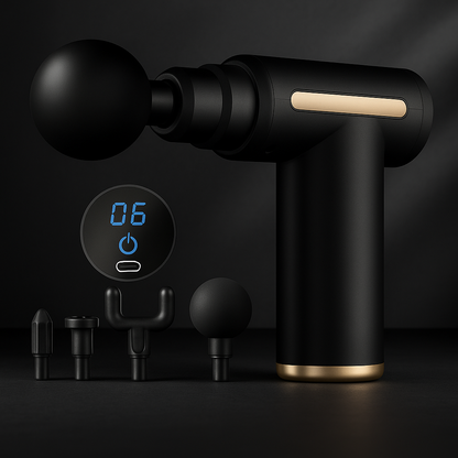 Pistolet de massage pour muscles – équipement de relaxation musculaire, membrane cervicale, instrument de massage de la colonne cervicale, mini pistolet fascia sans fil