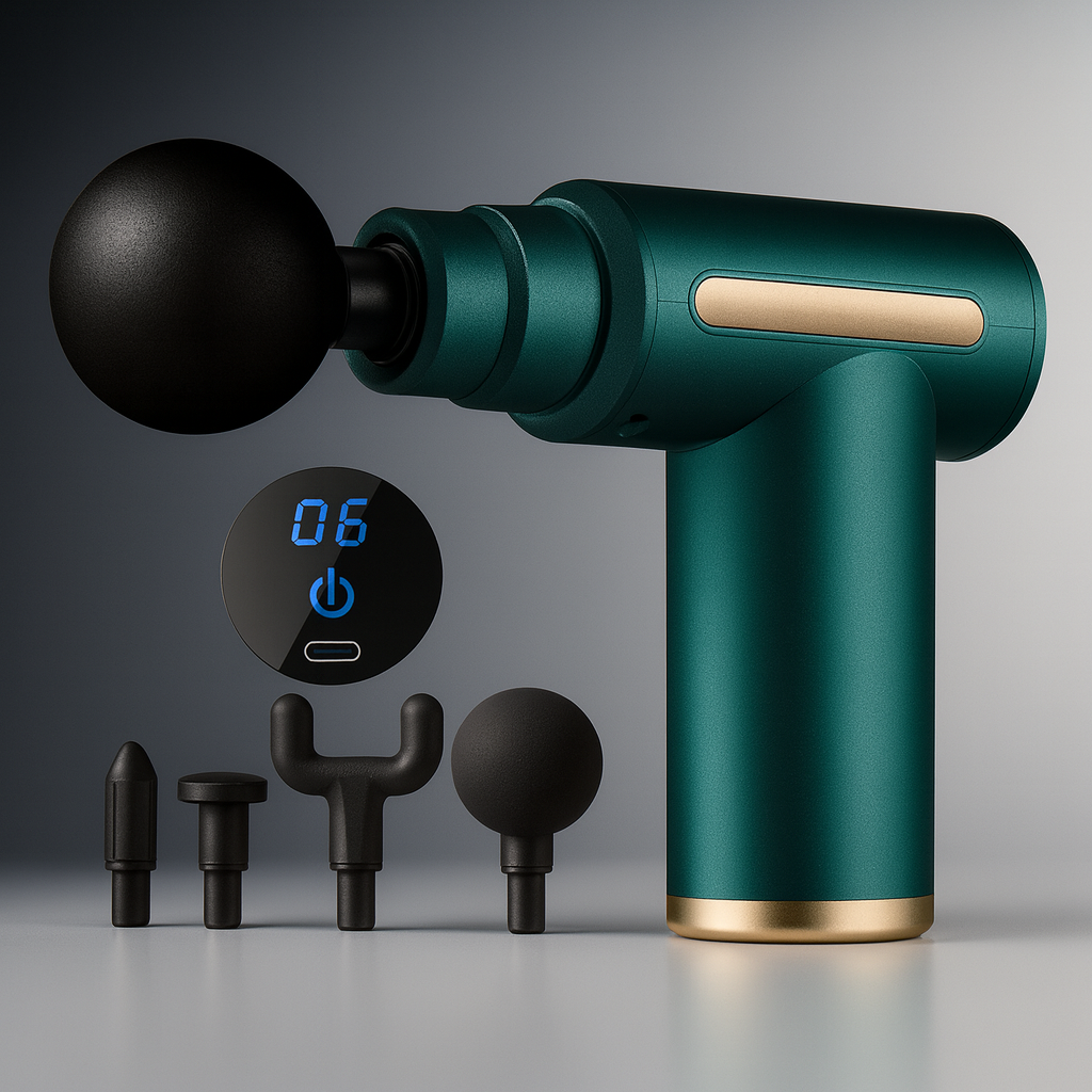 Pistolet de massage pour muscles – équipement de relaxation musculaire, membrane cervicale, instrument de massage de la colonne cervicale, mini pistolet fascia sans fil