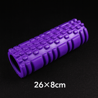 Rouleau de massage en mousse – colonne de yoga creuse pour fitness, massage musculaire, physiothérapie et rééducation sportive